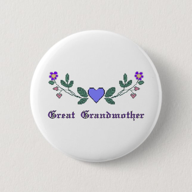 Badge Rond 5 Cm Grande grand-mère CS Print (Devant)