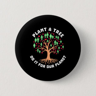 Badge Rond 5 Cm Grande protection de l'environnement de la planète