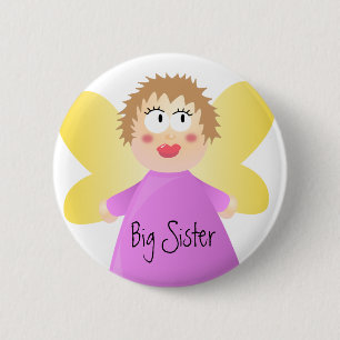 Badge Rond 5 Cm Grande soeur