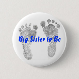Badge Rond 5 Cm Grande soeur à être