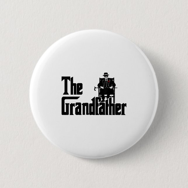 Badge Rond 5 Cm Grandfather Funny Quote Design For Grandpas  (Devant)