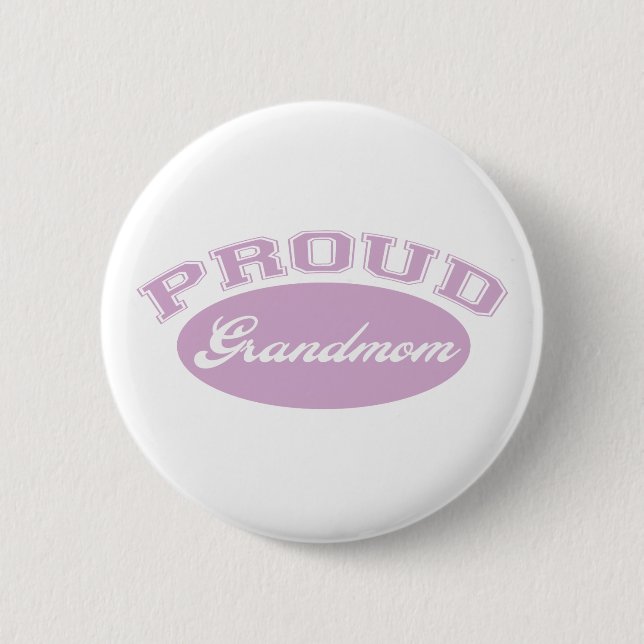 Badge Rond 5 Cm Grandmom fier (Devant)