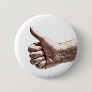 Badge Rond 5 Cm Grands pouces