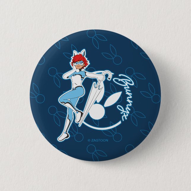 Badge Rond 5 Cm Graphique Bunnyx (Devant)