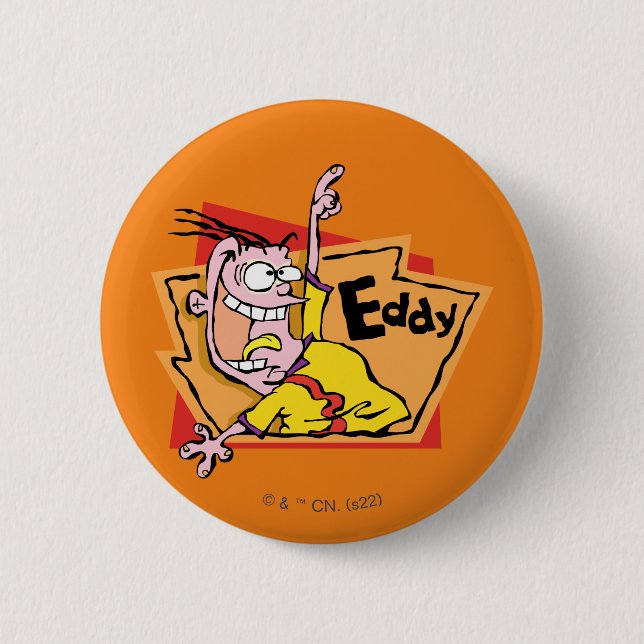 Badge Rond 5 Cm Graphique de caractères de nuage (Devant)