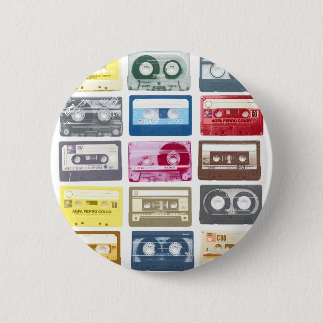 Badge Rond 5 Cm Graphique de Mixtapes (Devant)