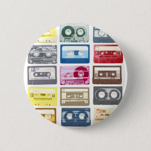 Badge Rond 5 Cm Graphique de Mixtapes