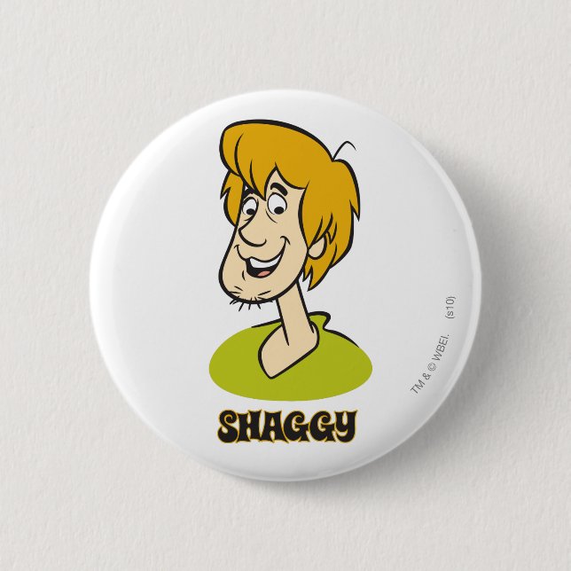 Badge Rond 5 Cm Graphique de nom de schaggy (Devant)