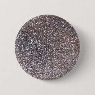Badge Rond 5 Cm Graphique de parties scintillantes d'argent de