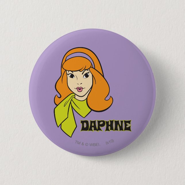 Badge Rond 5 Cm Graphique Nom du daphne (Devant)