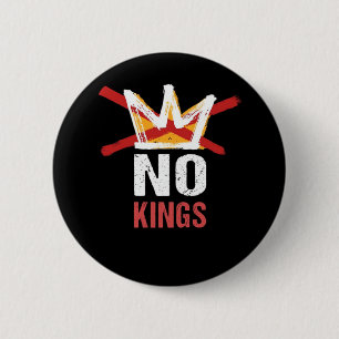 Badge Rond 5 Cm Graphisme Anti-Vintage Sans Rois