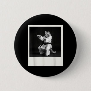 Badge Rond 5 Cm Graphisme drôle de Jiu Jitsu Karaté Taekwondo de c
