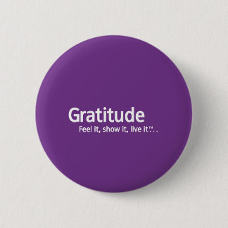 Badge Rond 5 Cm Gratitude - pensée Shapers™