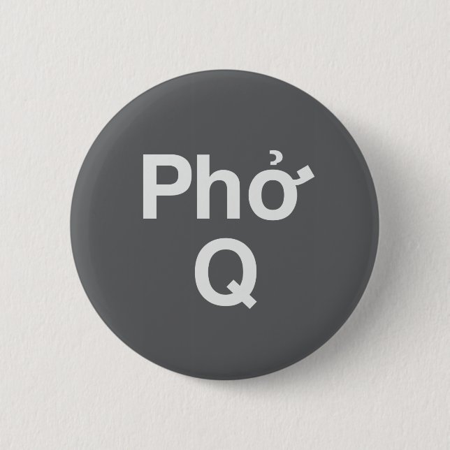Badge Rond 5 Cm Gray PhPN Q (Devant)