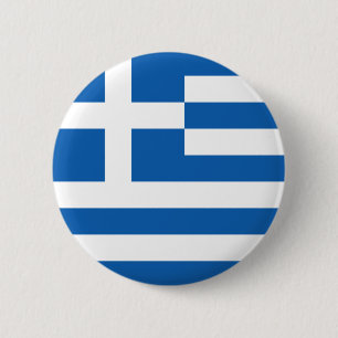 Badge Rond 5 Cm Grèce Flag GR
