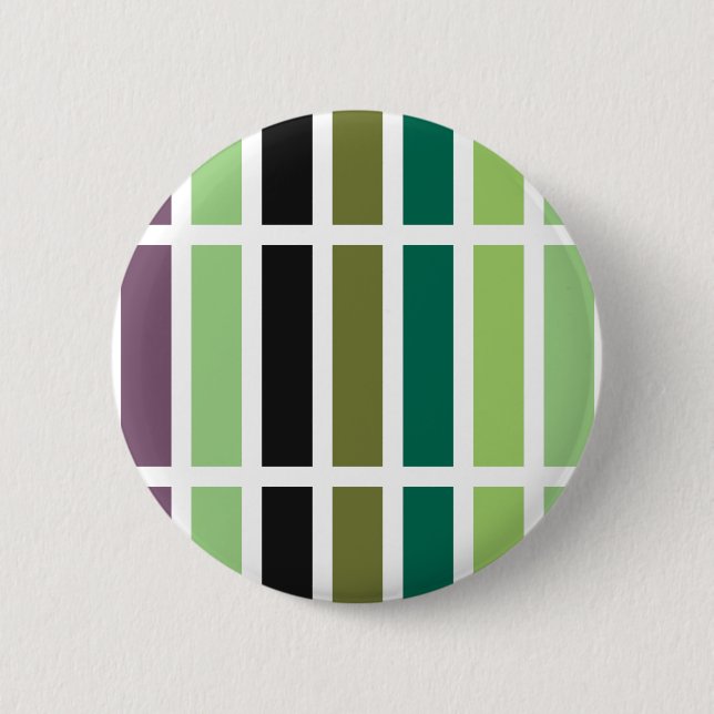 Badge Rond 5 Cm Green purple Black Hues (Devant)