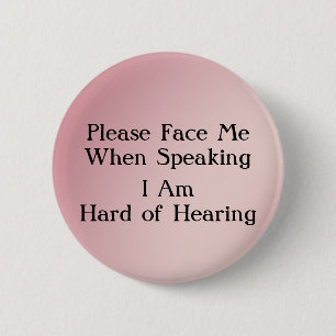Badge Rond 5 Cm Greentone dur de bouton d'audition