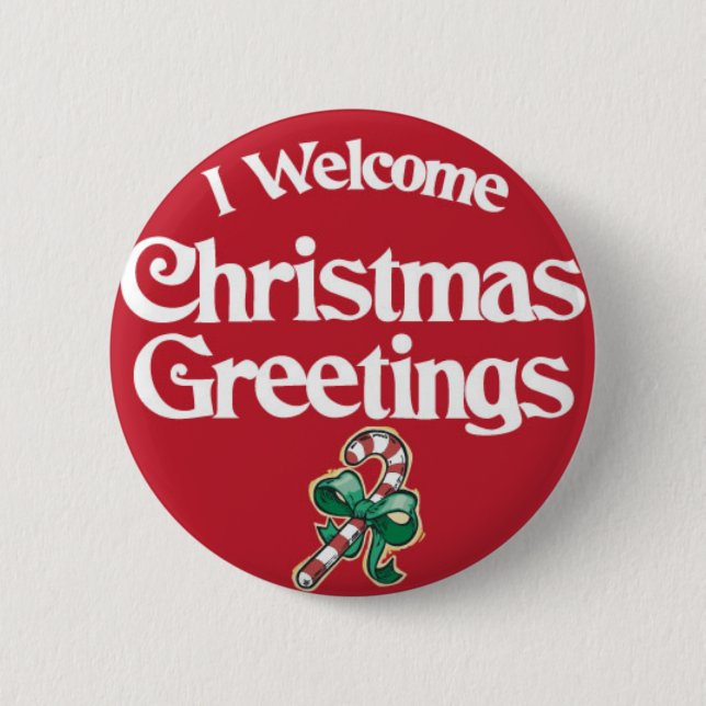 Badge Rond 5 Cm GreetingButton2 (Devant)
