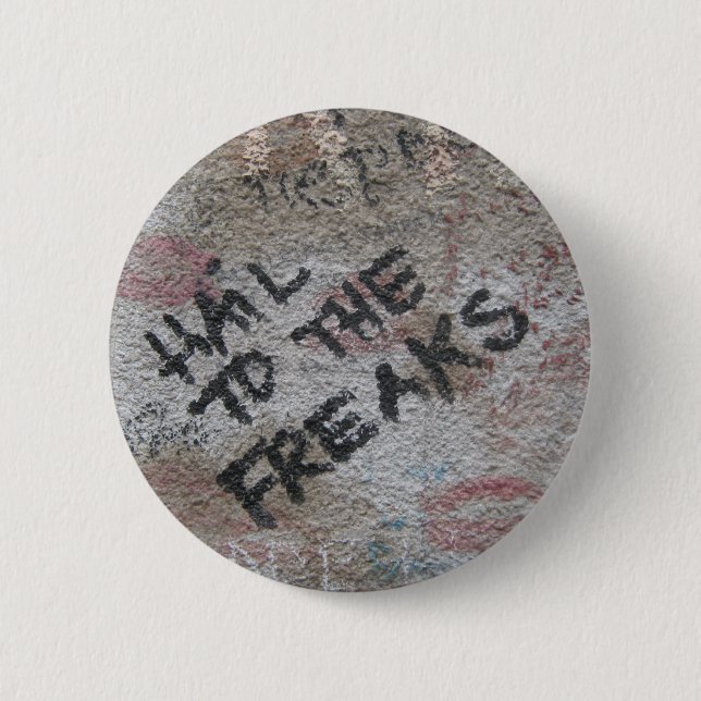 Badge Rond 5 Cm "Grêle bouton à phénomènes" (Devant)