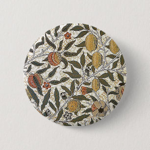 Badge Rond 5 Cm Grenade vintage de William Morris