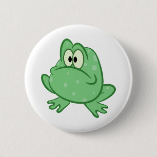 Badge Rond 5 Cm Grenouille