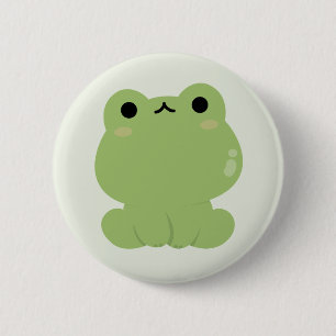 Badge Rond 5 Cm Grenouille mûre