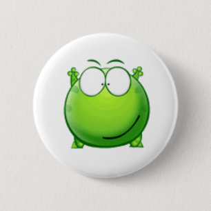 Badge Rond 5 Cm Grenouilles