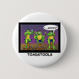 Badge Rond 5 Cm Grenouilles paresseuses aka Crapauds Cadeaux drôle