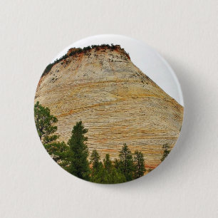 Badge Rond 5 Cm Grès de MESA Zion de damier