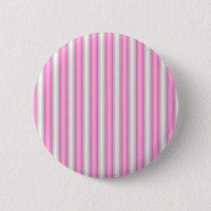 Badge Rond 5 Cm Grilles roses néon modernes avec effet 3D