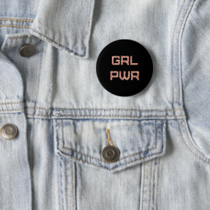 BADGE ROND 5 CM GRL PWR -