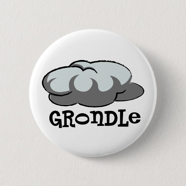 Badge Rond 5 Cm grondle_cloud (Devant)