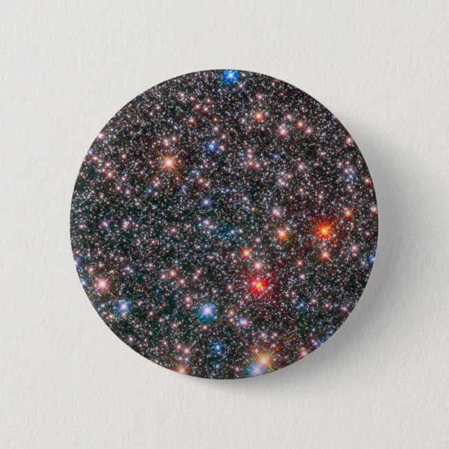 Badge Rond 5 Cm Gros De La Voie Lactée. (Devant)