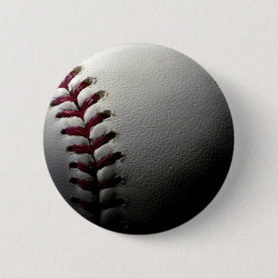 Badge Rond 5 Cm Gros plan de base-ball