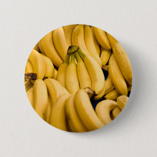 Badge Rond 5 Cm Groupe de bananes mûres