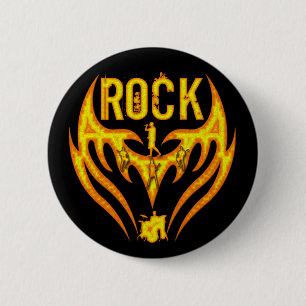 BADGE ROND 5 CM GROUPE DE ROCK