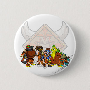 Badge Rond 5 Cm Groupe de Tyrannia d'équipe