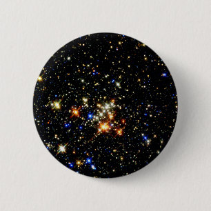 Badge Rond 5 Cm Groupe d'étoile