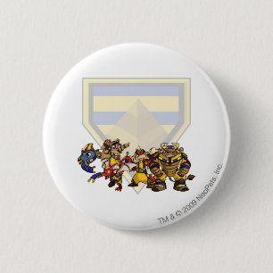 Badge Rond 5 Cm Groupe perdu de désert d'équipe