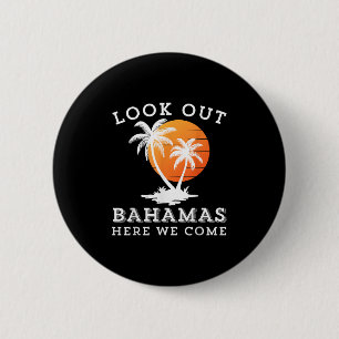 Badge Rond 5 Cm Groupe Voyageur Plage Correspondance Printemps Été