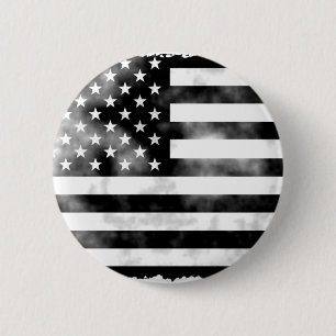 Badge Rond 5 Cm Grunge Etats-Unis