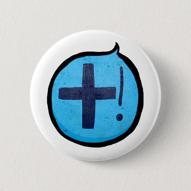 Badge Rond 5 Cm Guérissez-moi ! (Devant)