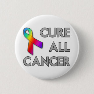 Badge Rond 5 Cm Guérissez tout le Cancer