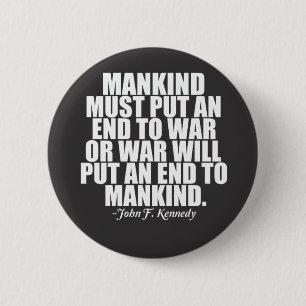 Badge Rond 5 Cm Guerre anti-guerre