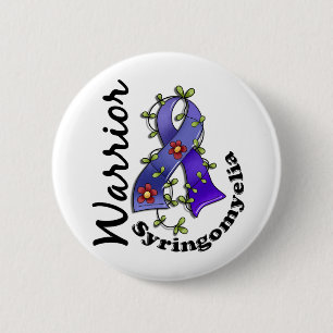 Badge Rond 5 Cm Guerrier 15 de syringomyélie