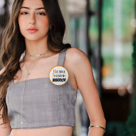 Badge Rond 5 Cm Guerrier de la sclérose en plaques