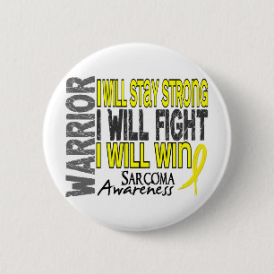 Badge Rond 5 Cm Guerrier de sarcome