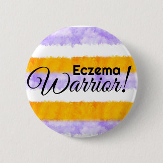 Badge Rond 5 Cm Guerrier d'eczéma 6 Cm Insigne Rond