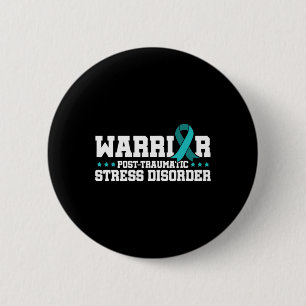 Badge Rond 5 Cm Guerrier post-traumatique Stress Sensibilisation M