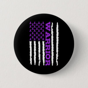 Badge Rond 5 Cm Guerrière de la sensibilisation à l'épilepsie